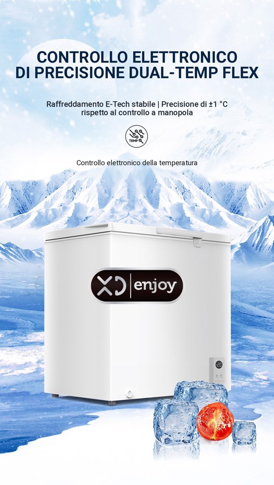 XD Enjoy XDCOMF201D congelatore Congelatore a pozzo Libera installazione 199 L Bianco