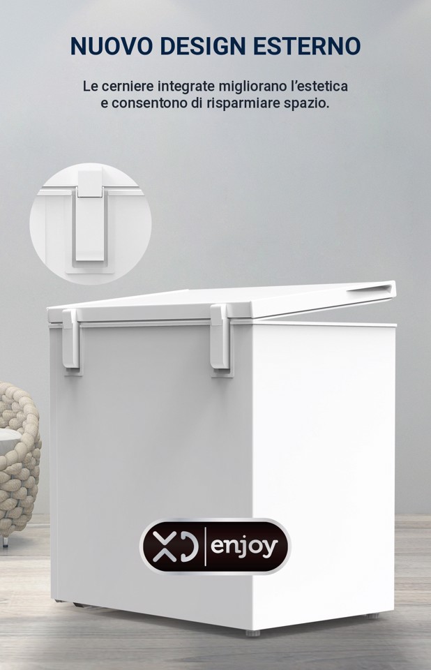 XD Enjoy XDCOMF201D congelatore Congelatore a pozzo Libera installazione 199 L Bianco