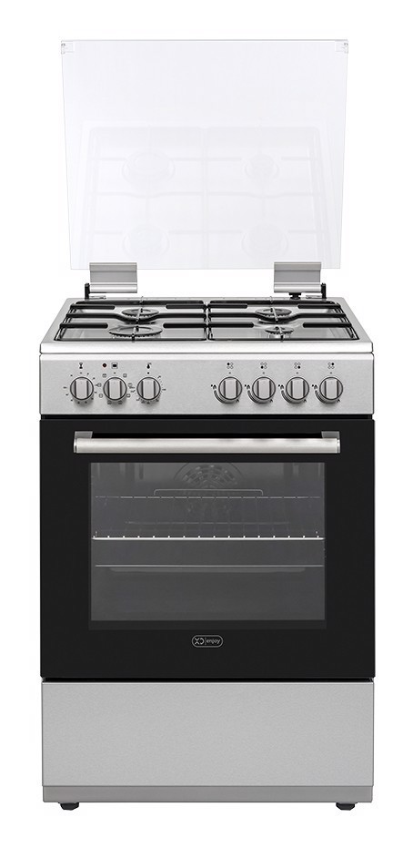 XD Enjoy XDCU66FEMXGLASS1 cucina Elettrico Gas Acciaio inox