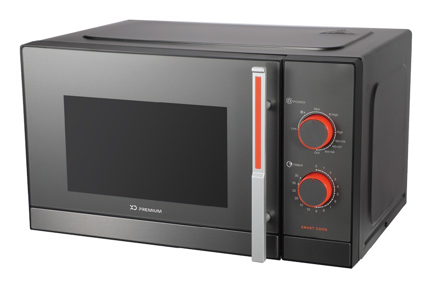 XD Premium XDDWMG23M forno a microonde Superficie piana Microonde con grill 23 L 800 W Grigio