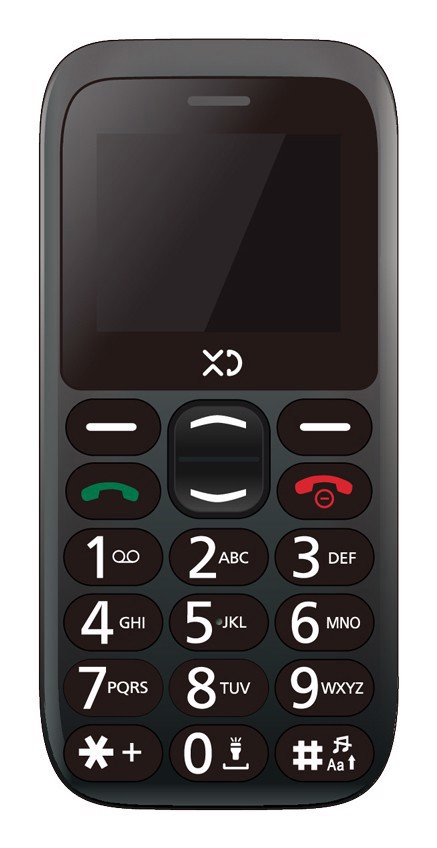 XD Enjoy XDEZB67BK cellulare 4,5 cm (1.77") Nero Telefono per anziani