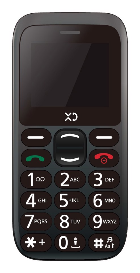 XD Enjoy XDEZB99BK cellulare 4,5 cm (1.77") Nero Telefono per anziani
