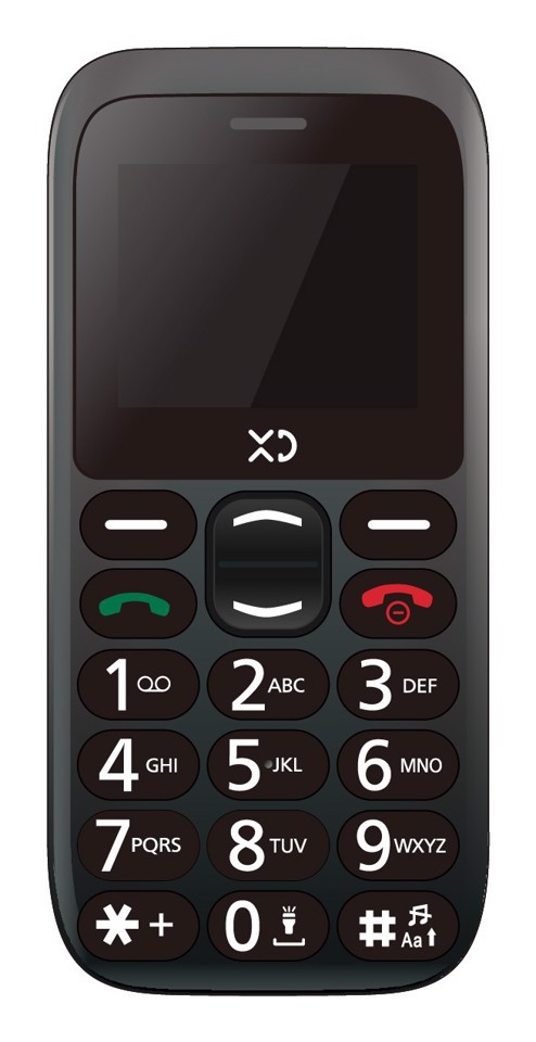 XD Enjoy XDEZB99BK cellulare 4,5 cm (1.77") Nero Telefono per anziani