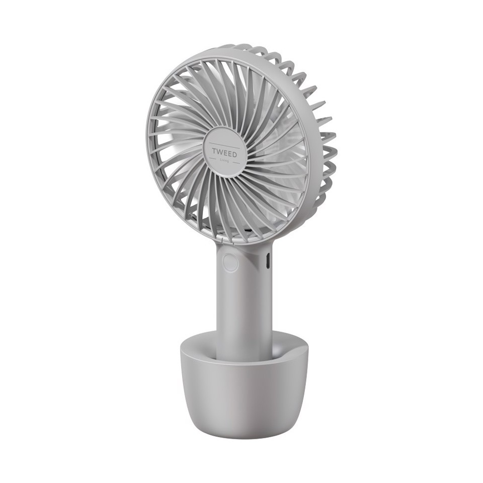 TWEED XDF4G nebulizzatore e ventilatore portatile personale Grigio 9,1 cm