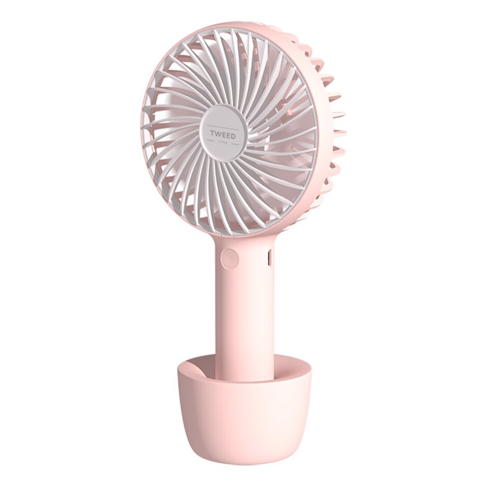 TWEED XDF4P nebulizzatore e ventilatore portatile personale Rosa 9,1 cm