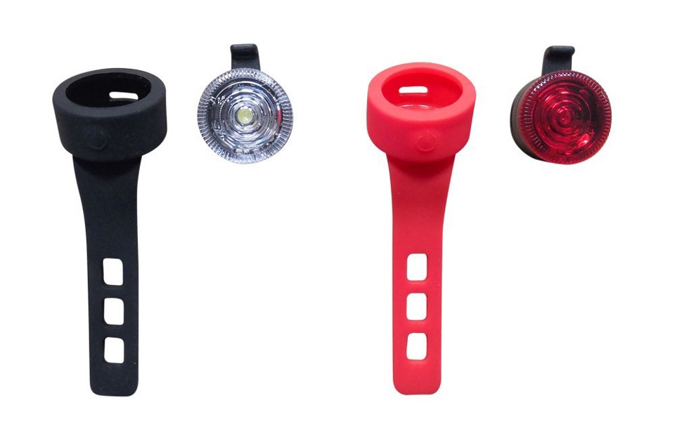 XD Enjoy XDFE586 Set luci LED in silicone per bicicletta
