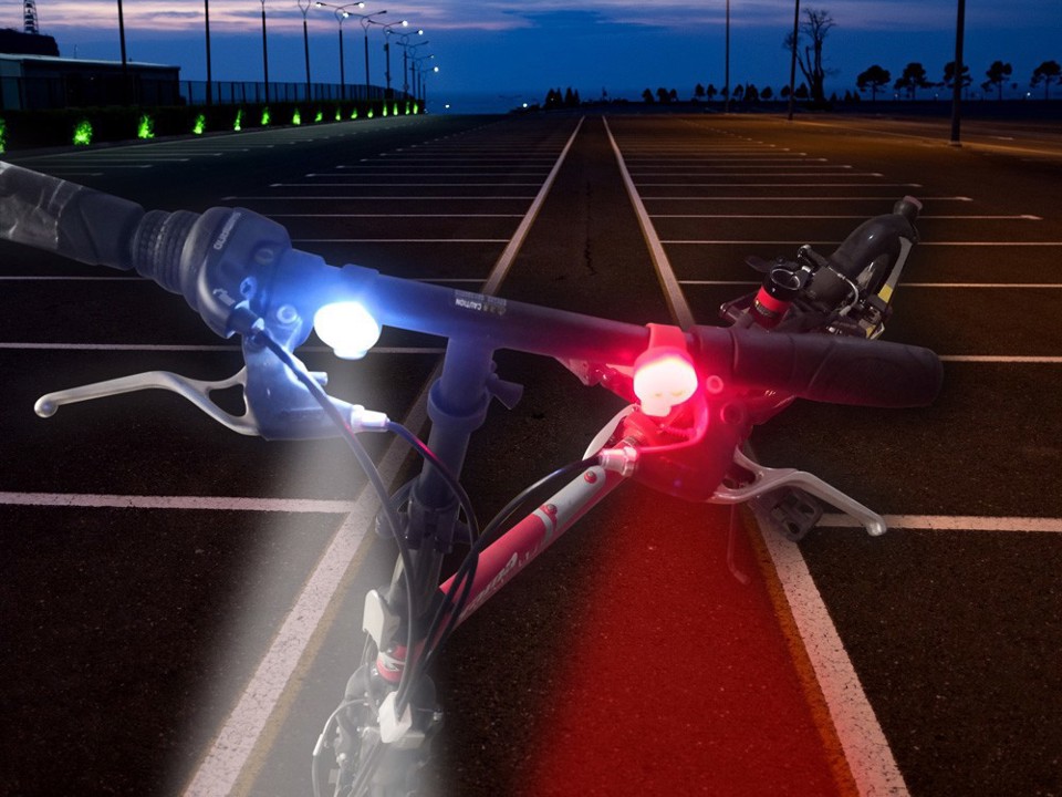 XD Enjoy XDFE586 Set luci LED in silicone per bicicletta