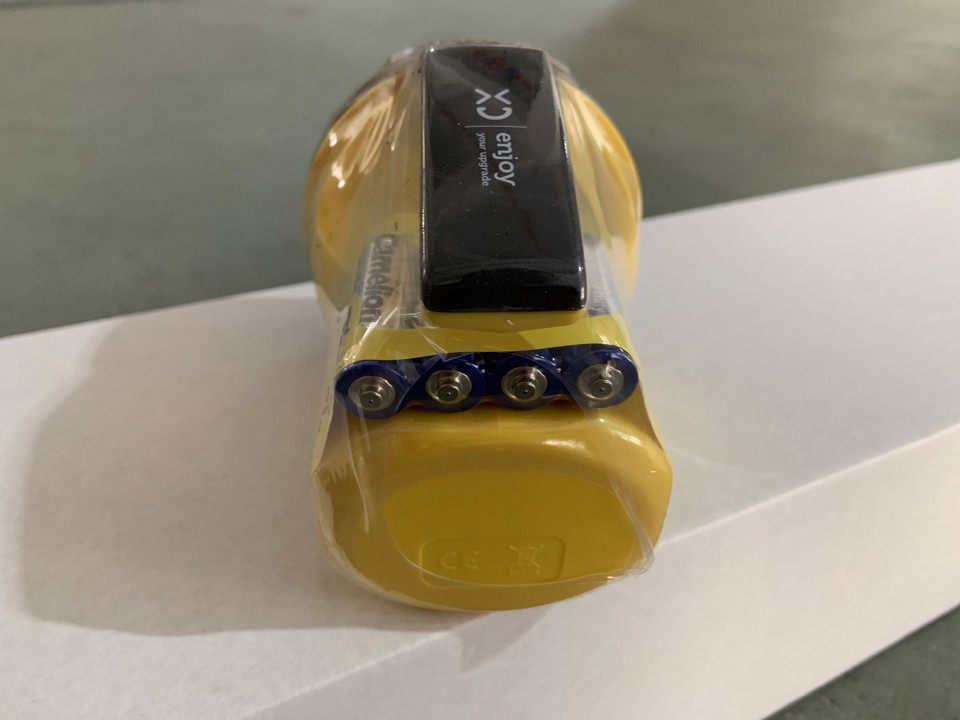 XD Enjoy XDFL9LED torcia Nero, Giallo Torcia a mano LED