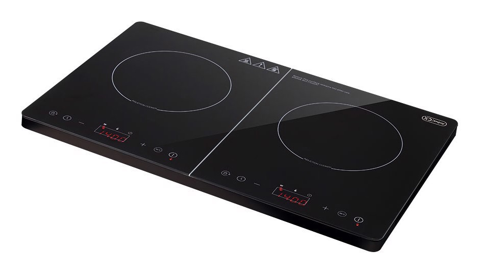 XD Enjoy XDFS150BK piano cottura Nero Superficie piana 58 cm Piano cottura a induzione 2 Fornello(i)