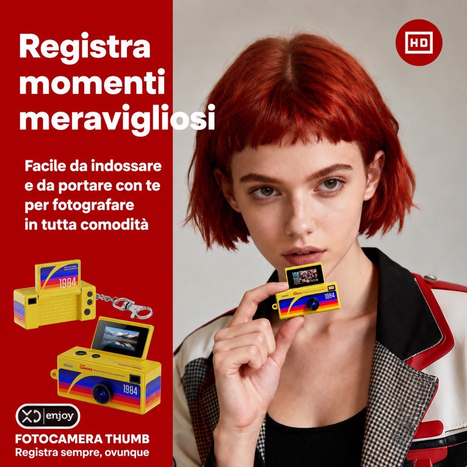 XD Enjoy XDKK94 fotocamera digitale Fotocamera compatta 3 MP CMOS 2560 x 1440 Pixel
