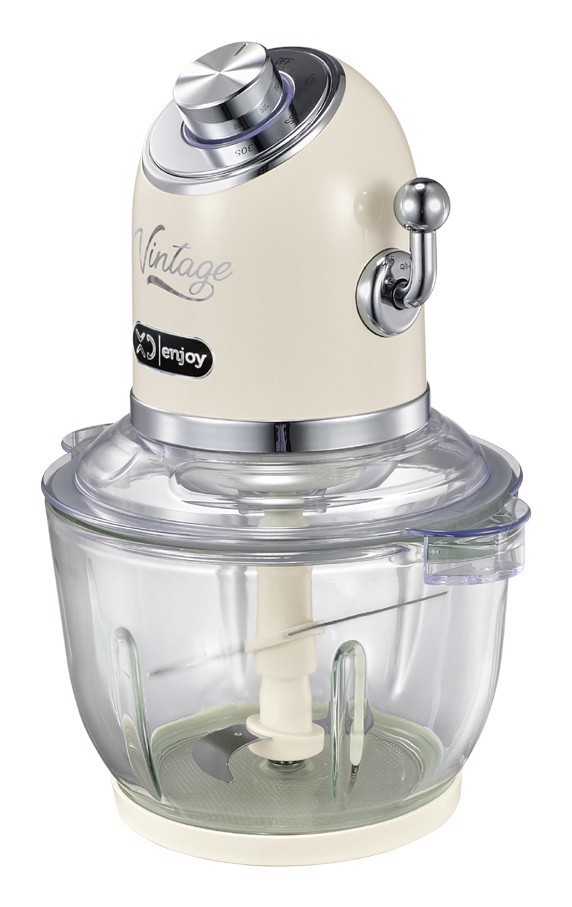 XD Vintage XDLP2030 tritaverdure elettrico 2 L 300 W Crema, Argento