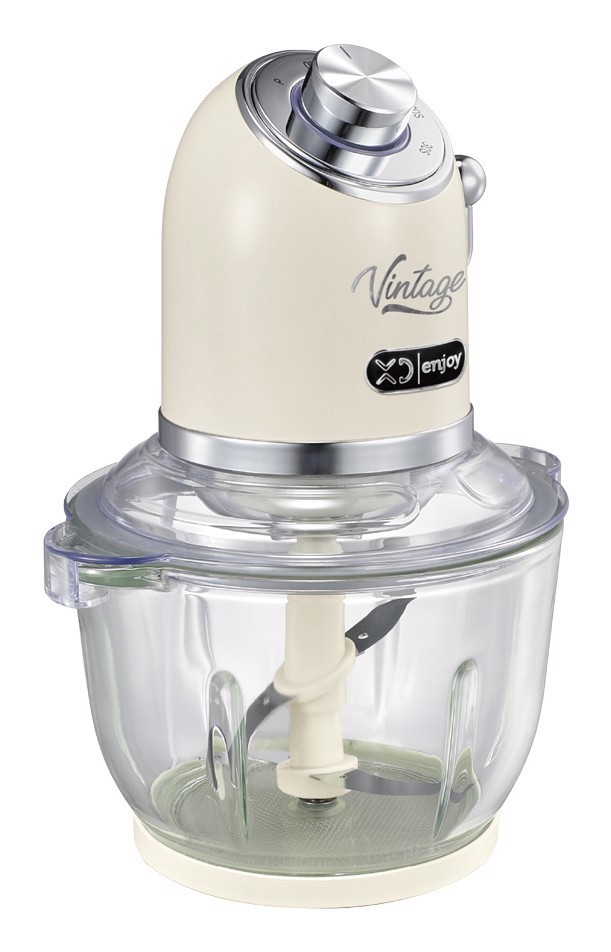 XD Vintage XDLP2030 tritaverdure elettrico 2 L 300 W Crema, Argento
