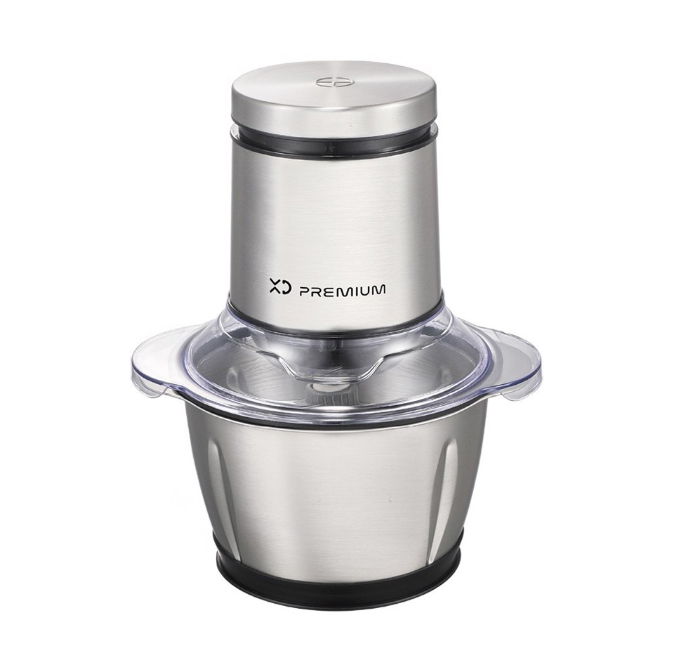 XD Premium XDLP5440 tritaverdure elettrico 1,2 L 600 W Nero, Acciaio inox, Trasparente
