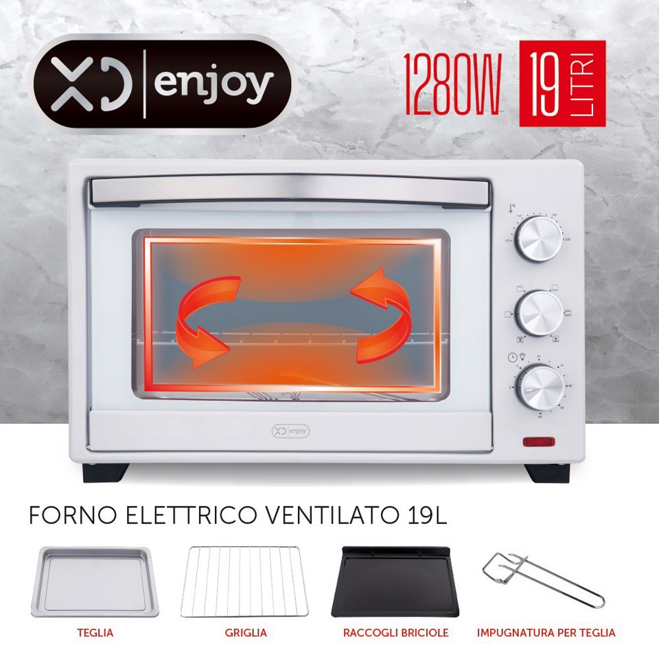 XD Enjoy XDOMX19BLK 19 L 1280 W Bianco