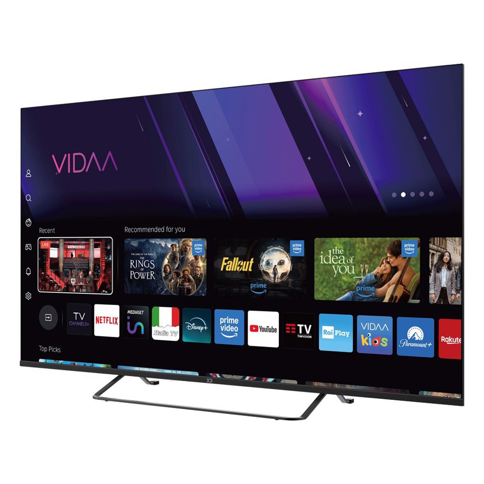 XD Enjoy XDP43VQU1ESAT TV 109,2 cm (43") 4K Ultra HD Smart TV Wi-Fi Nero 280 cd/m²