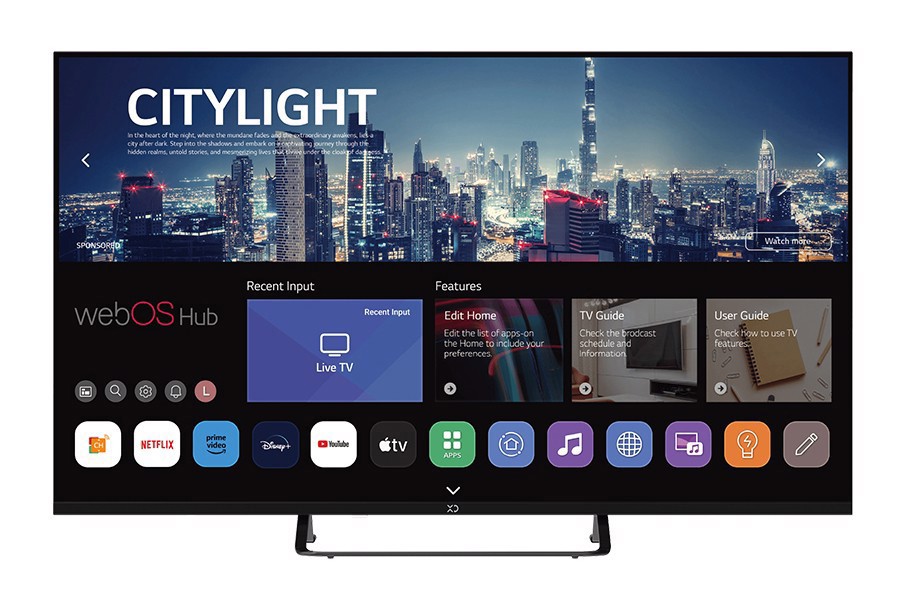 XD Premium XDP43WU1ESAT TV 109,2 cm (43") 4K Ultra HD Smart TV Wi-Fi Nero 230 cd/m²