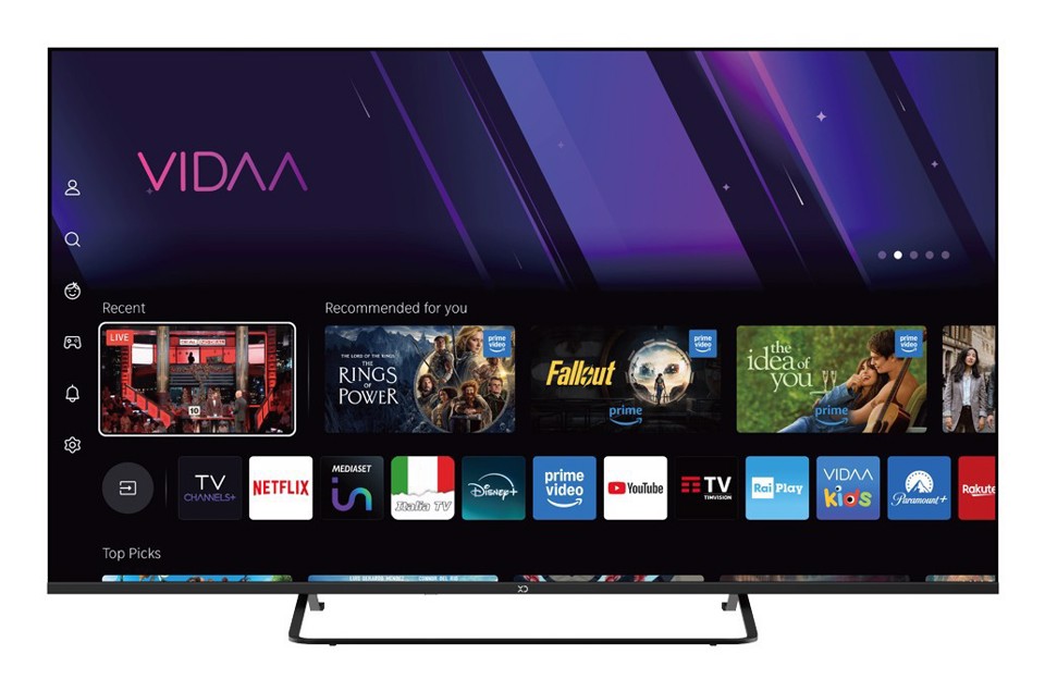 XD Enjoy XDP55VQU1ESAT TV 139,7 cm (55") 4K Ultra HD Smart TV Wi-Fi Nero 250 cd/m²