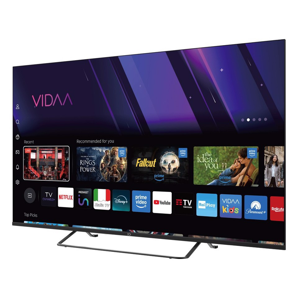 XD Enjoy XDP55VQU1ESAT TV 139,7 cm (55") 4K Ultra HD Smart TV Wi-Fi Nero 250 cd/m²