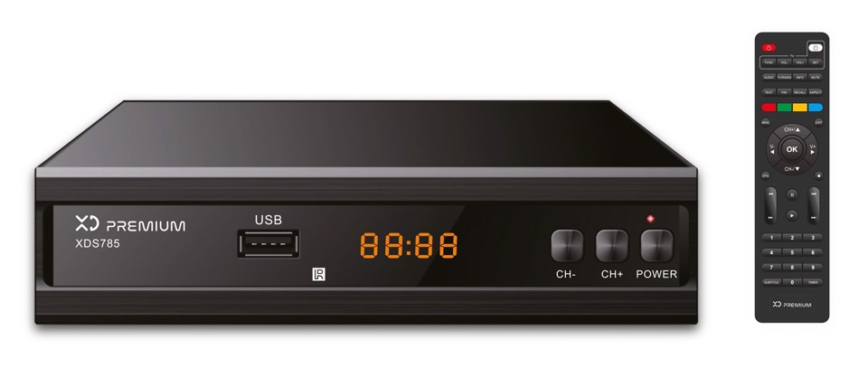 XD Enjoy XDS785 set-top box TV Terrestre Full HD Nero