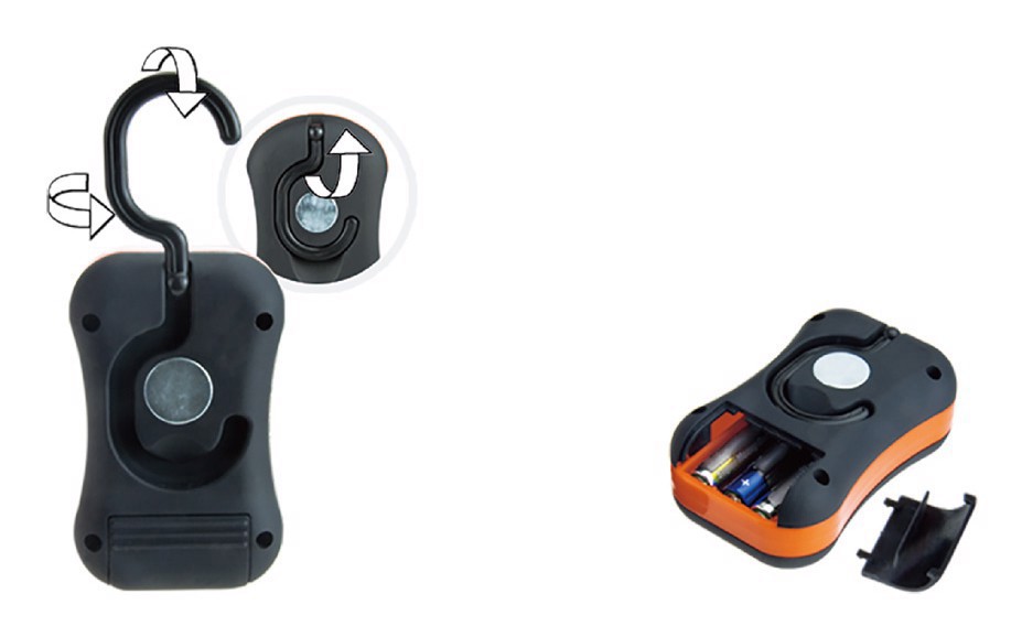 XD Enjoy XDSL7280N luce da lavoro Nero, Arancione LED 3 W