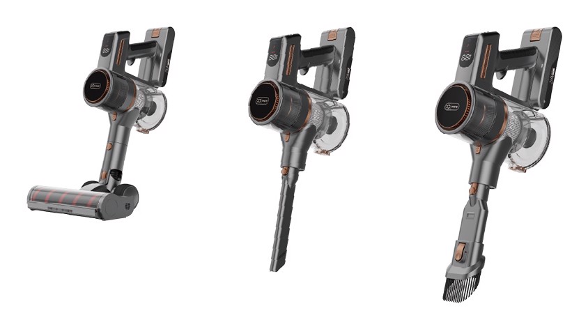 XD Enjoy XDSWE20B scopa elettrica Batteria Secco HEPA Senza sacchetto 0,5 L 300 W Grigio 2,2 Ah