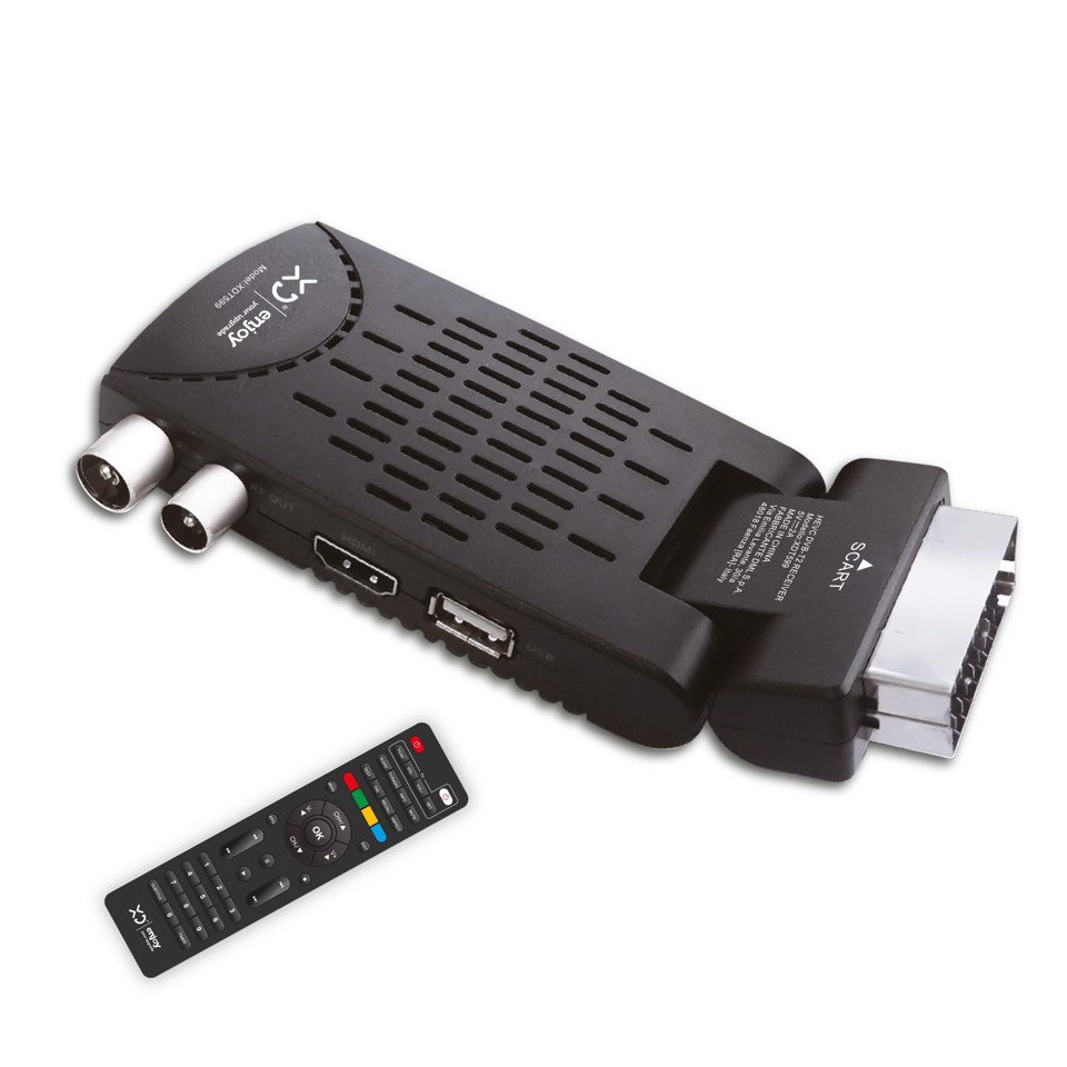 XD Enjoy XDT599 set-top box TV Terrestre Full HD Nero