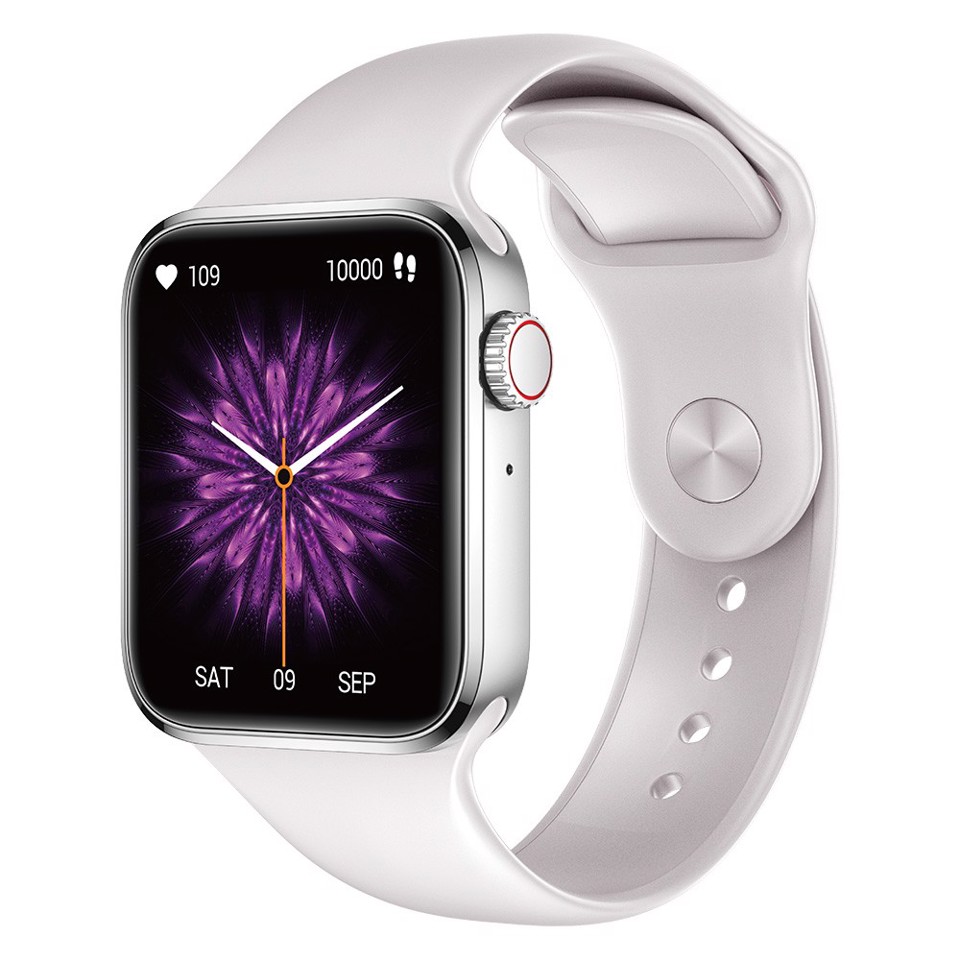 XD Enjoy XDTOM103SL smartwatch e orologio sportivo 4,52 cm (1.78") AMOLED Digitale 368 x 448 Pixel Touch screen Argento, Bianco