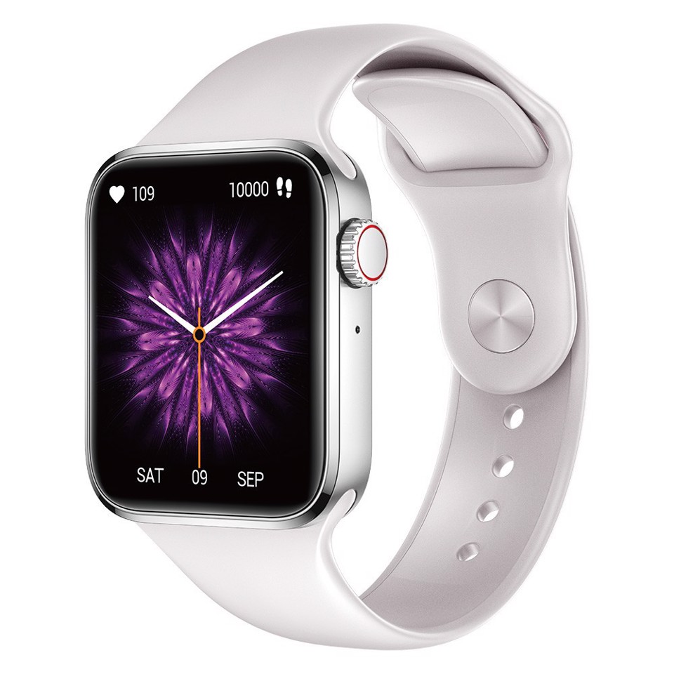 XD Enjoy XDTOM103SL smartwatch e orologio sportivo 4,52 cm (1.78") AMOLED Digitale 368 x 448 Pixel Touch screen Argento, Bianco