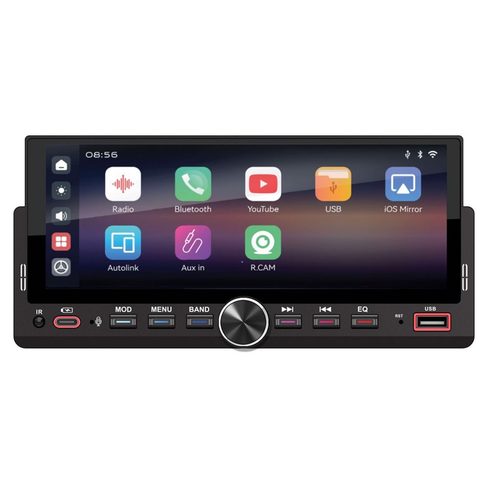 XD Enjoy XDVH9990 Ricevitore multimediale per auto Nero Bluetooth