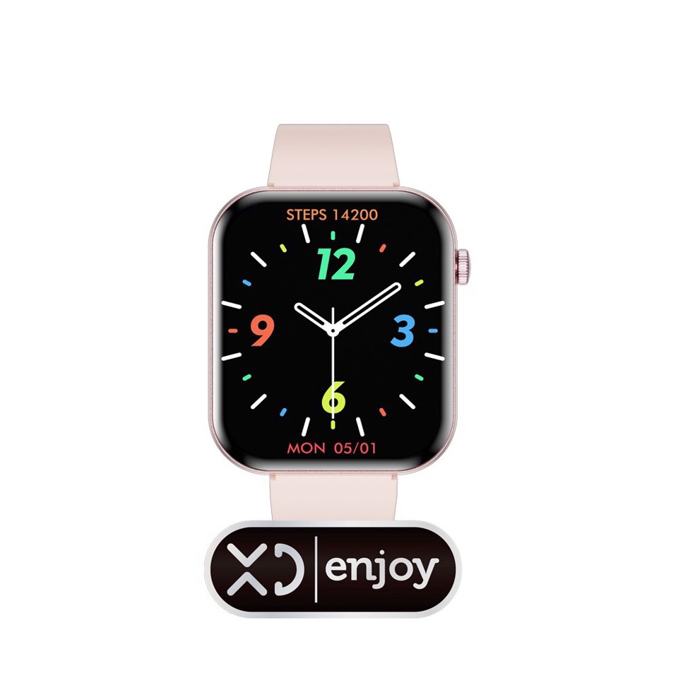 XD Enjoy XDVLD59PNK smartwatch e orologio sportivo 4,7 cm (1.85") AMOLED Digitale 390 x 450 Pixel Rose Gold
