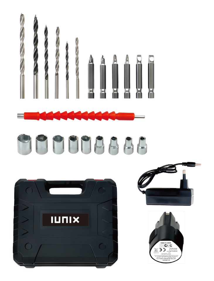 XD Enjoy XDVV07K cacciavite elettrico e avvitatore a impulso 1800 Giri/min Nero, Giallo