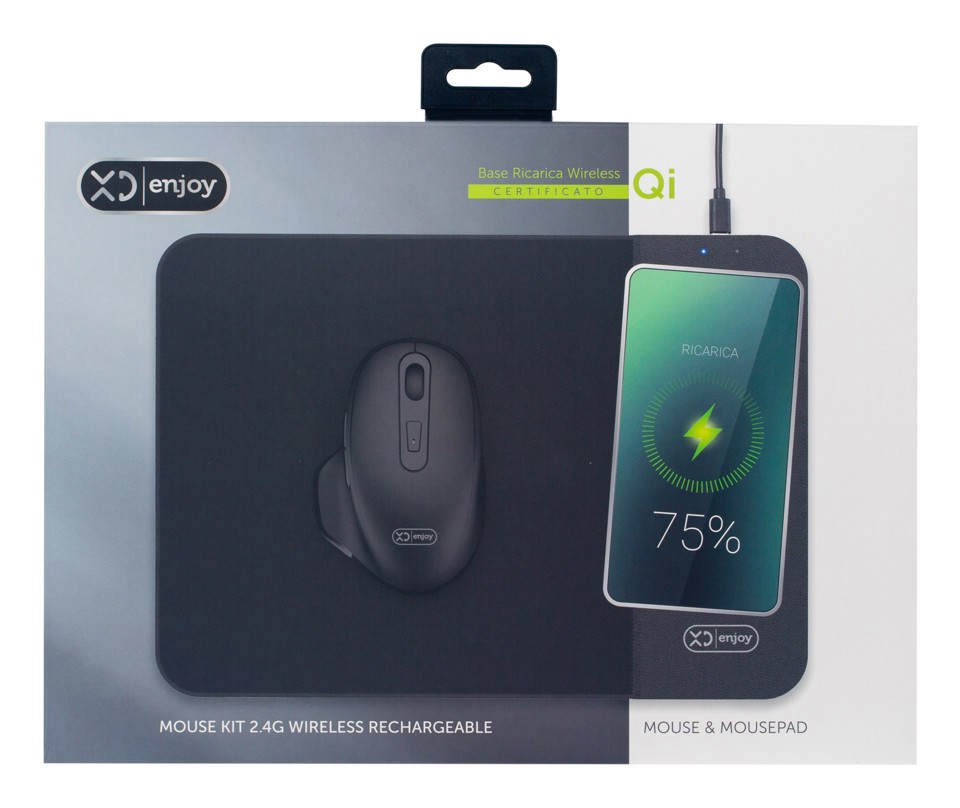 XD Enjoy XDYM9099 mouse Universale Mano destra RF Wireless 1600 DPI