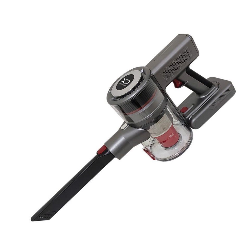 XD Enjoy XDZK99 scopa elettrica Aspirapolvere a bastone 2 in 1 Batteria Bagnato Senza sacchetto 0,7 L 250 W Borgogna, Grigio 2,2 Ah