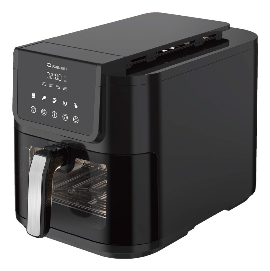 XD Premium Friggitrice Ad Aria 8 Litri Con Finestra Integrata