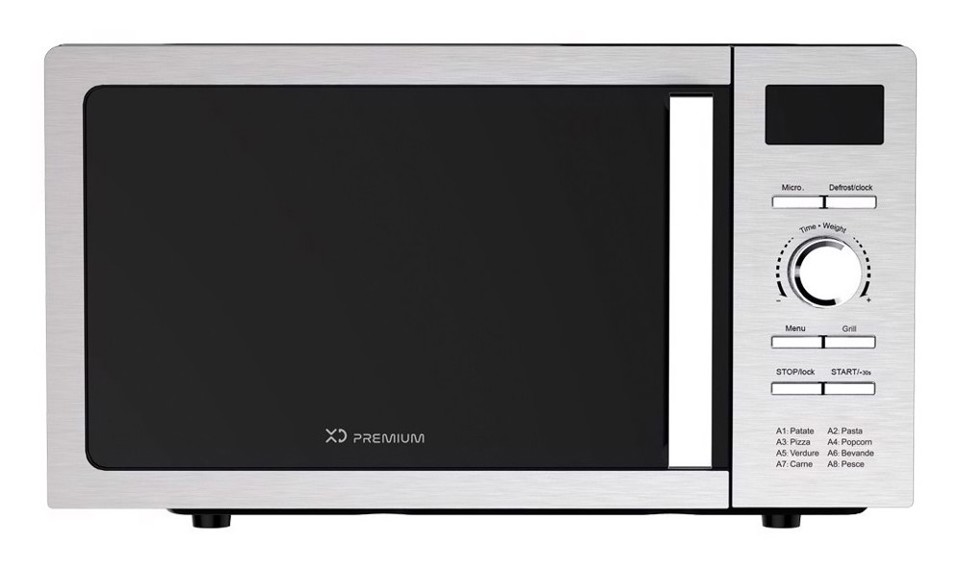 XD Premium XDDWMX70D forno a microonde Argento Microonde con grill Superficie piana 20 L 700 W
