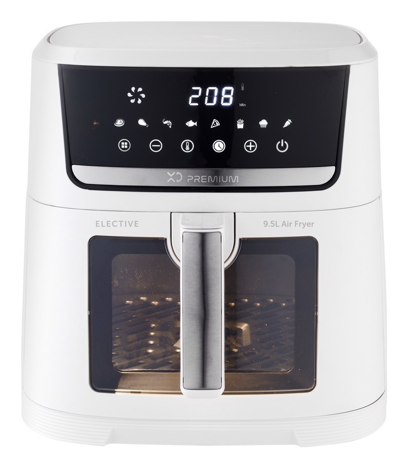 XD Premium XDJW955WD Friggitrice Ad Aria 9,5 Litri Con Finestra Integrata Bianca