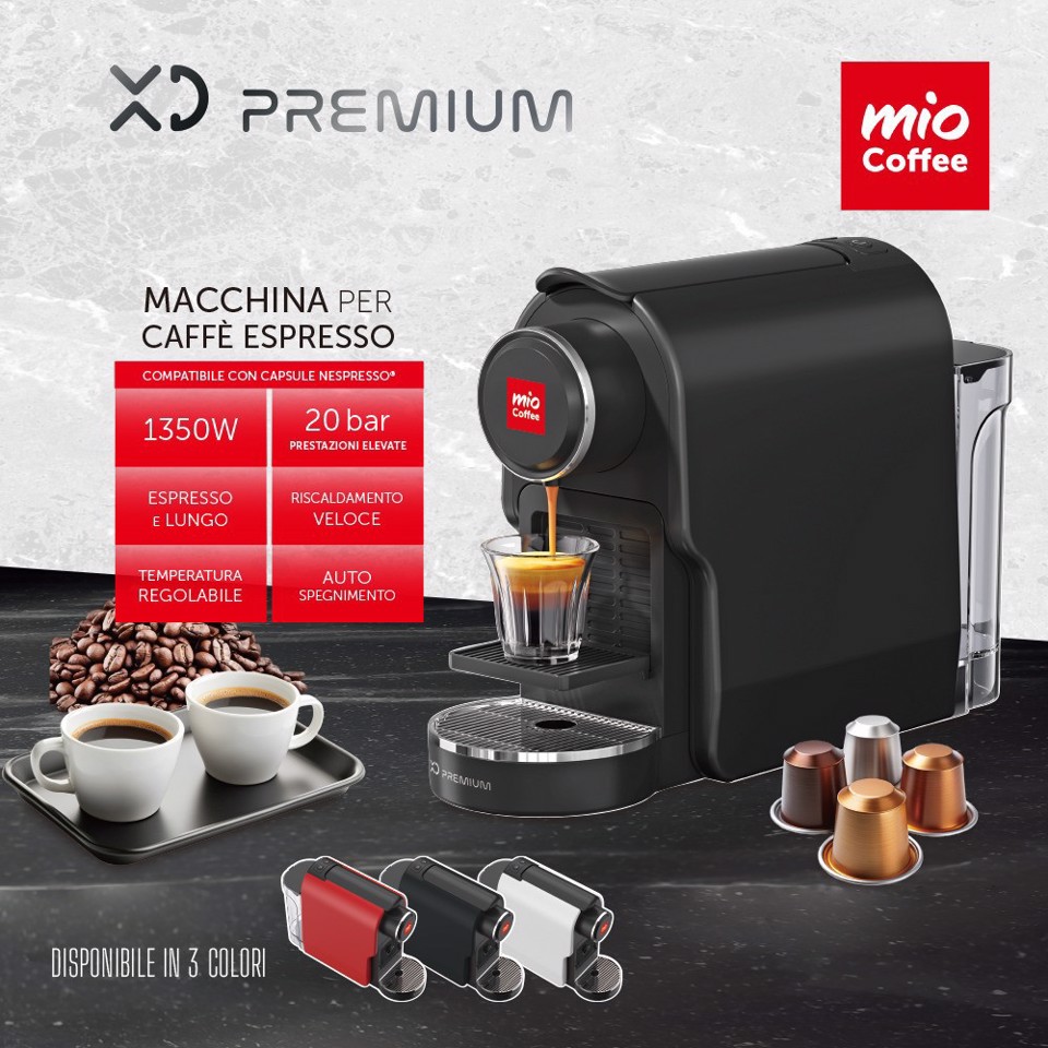 XD Premium XDKM51BK macchina per caffè Automatica/Manuale Macchina per caffè a capsule 0,65 L