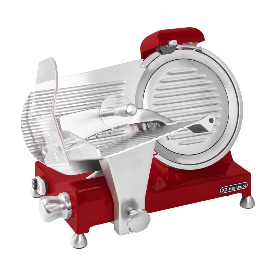 XD Premium XDMIS250RED affettatrice Elettrico 240 W Rosso, Argento Acciaio inox