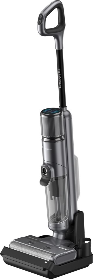 XD Premium XDSWE33M scopa elettrica Aspirapolvere a bastone 2 in 1 Batteria Secco e bagnato Senza sacchetto Grigio 2,6 Ah
