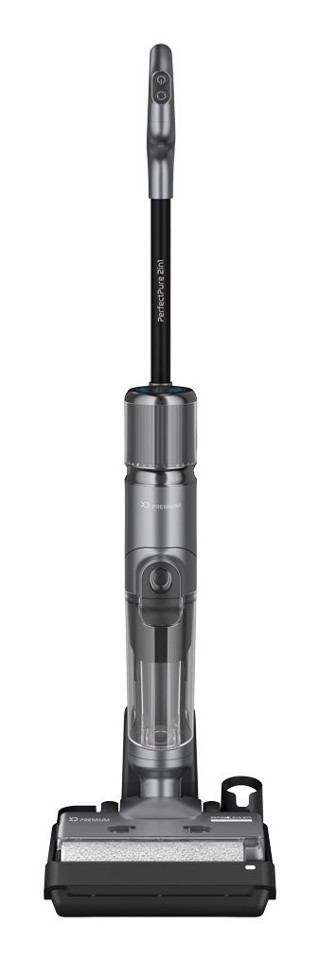 XD Premium XDSWE33M scopa elettrica Aspirapolvere a bastone 2 in 1 Batteria Secco e bagnato Senza sacchetto Grigio 2,6 Ah
