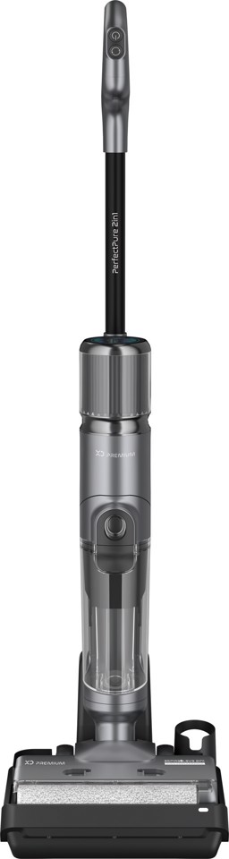 XD Premium XDSWE33M scopa elettrica Aspirapolvere a bastone 2 in 1 Batteria Secco e bagnato Senza sacchetto Grigio 2,6 Ah