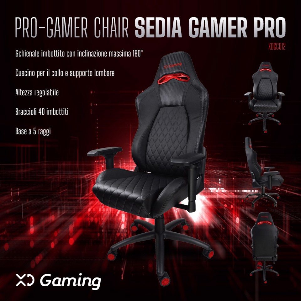 XD Enjoy Pro-Gamer Chair - Sedia Gamer Pro