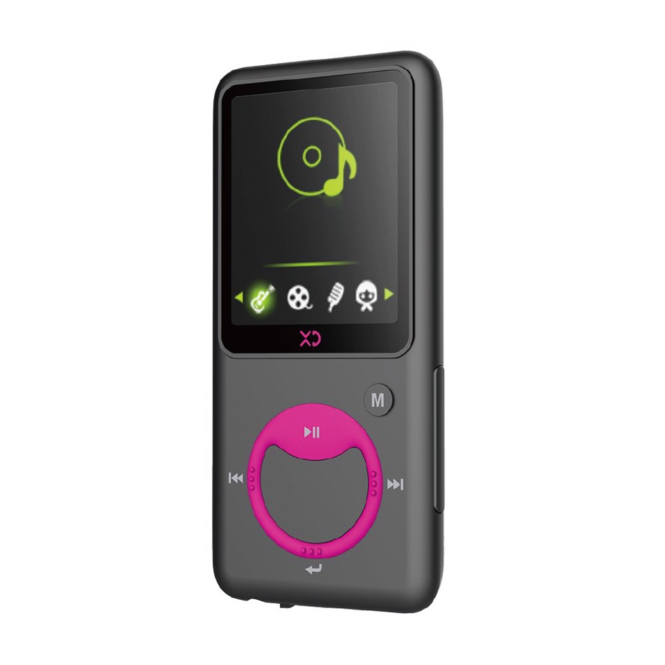 XD Enjoy XDBTR312PNK lettore e registratore MP3/MP4 Lettore MP4 Grigio, Rosa