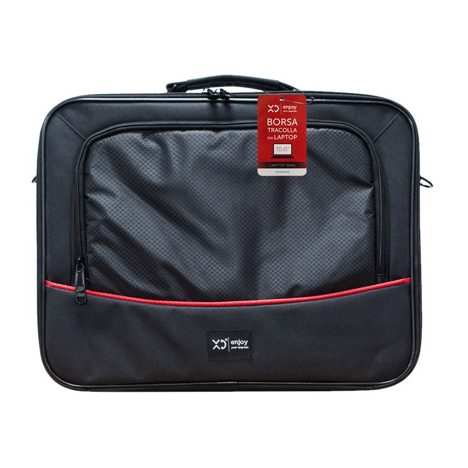 XD Enjoy XDGDC4040 borsa per notebook 39,6 cm (15.6") Borsa con caricamento dall'alto Nero, Rosso