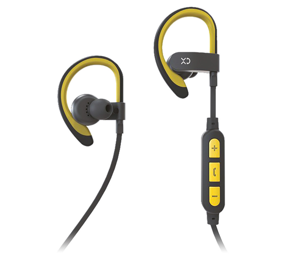 XD Enjoy XDGT250BKYW cuffia e auricolare Cuffie Bluetooth Nero, Giallo
