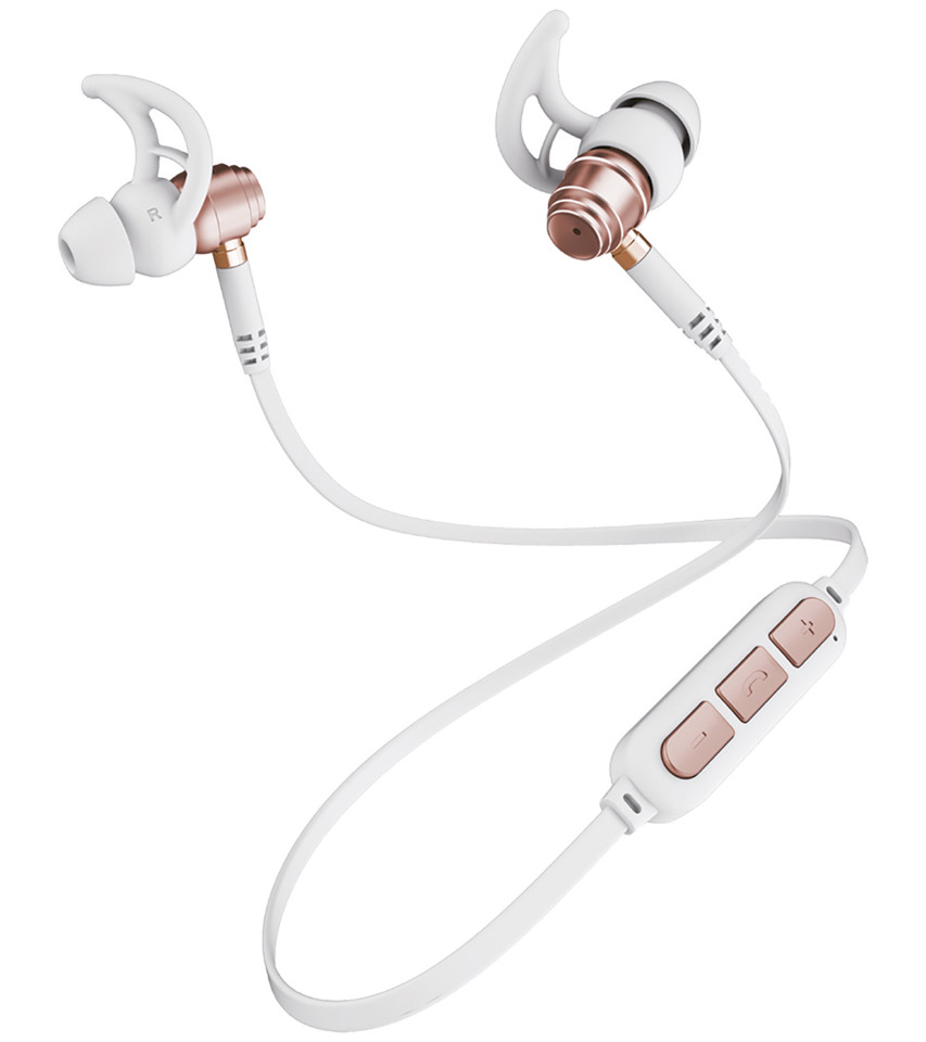 XD Enjoy XDGT270CHA cuffia e auricolare Cuffie Connettore 3.5 mm Bluetooth Champagne, Bianco