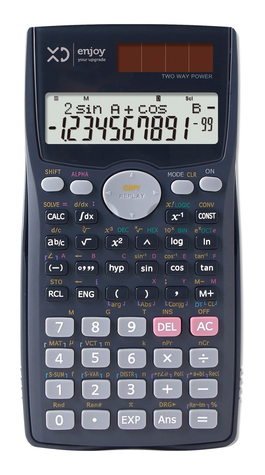 XD Enjoy XDOS991 calcolatrice Desktop Calcolatrice scientifica Nero