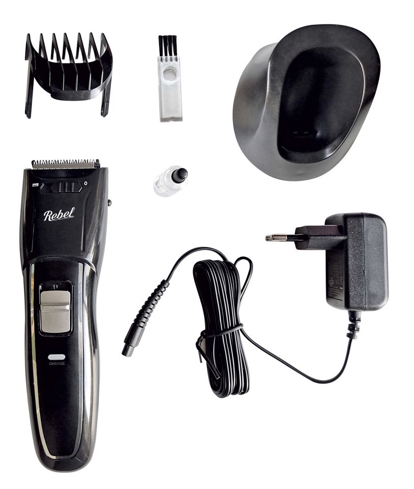 Rebel XDRWBS509 Tagliacapelli regolabarba Ricaricabile autonomia 60 min 5 misure Nero
