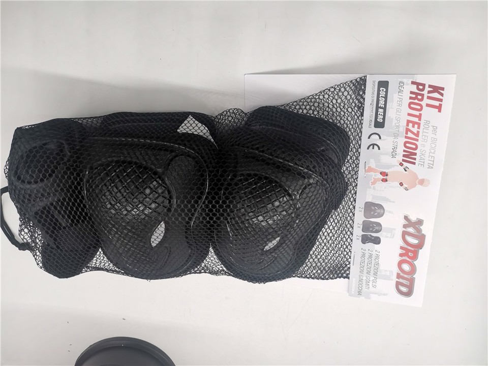XD Enjoy XDRZ822BLK set di protezione sportiva Ciclismo, Pattinaggio in linea, Pattinaggio su rotelle, Skateboard