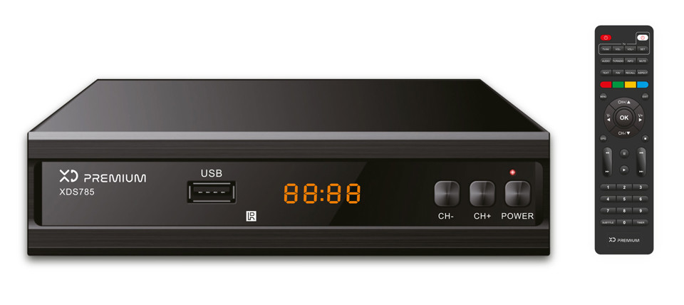 XD Premium XDS785 set-top box TV Terrestre Full HD Nero